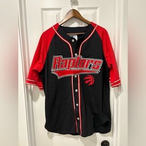 Toronto Raptors starter baseball style jersey men’s size large